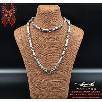 Kruba Krissana ~ 高品质~不锈钢佛牌项链 -Stainless Steel Necklace~C1